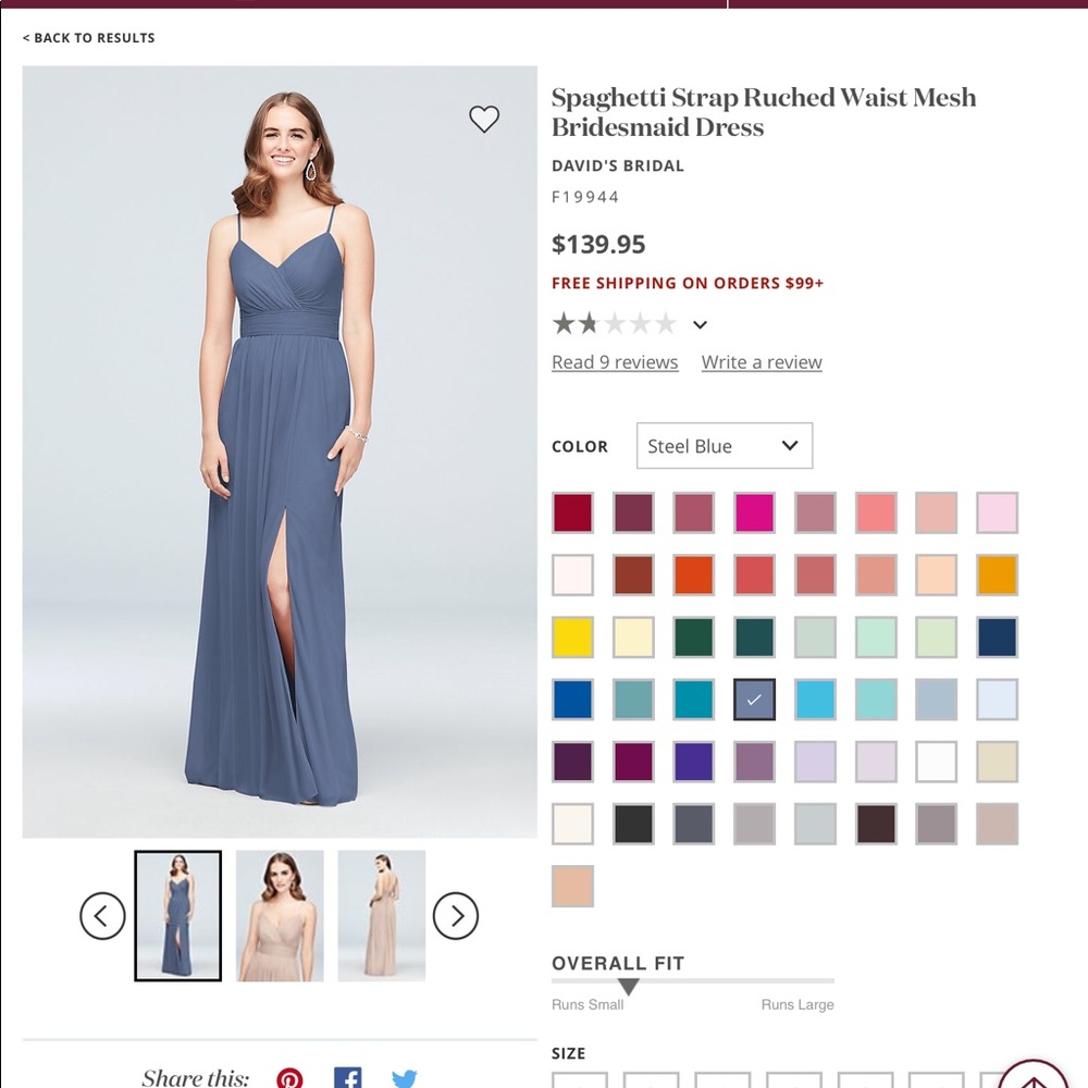 Davids Bridal Dress - image 1